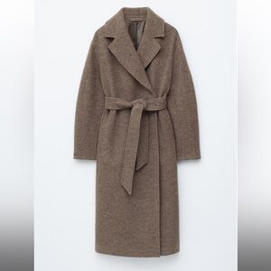 & Other Stories Belted Wool Coat